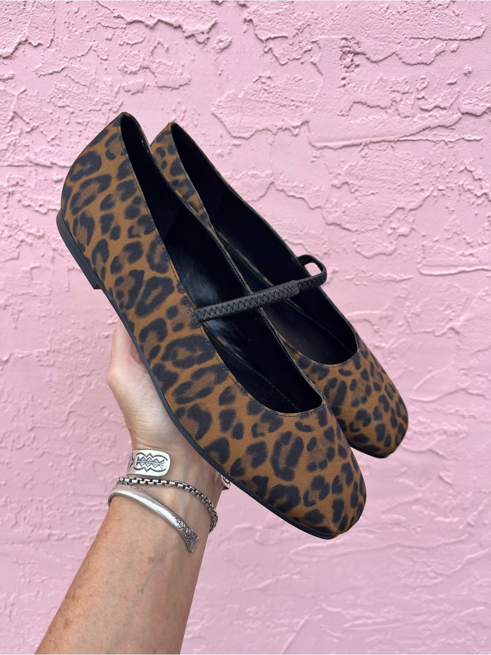 Marc Fisher LTD Leopard Print Ballet Flats Size 9